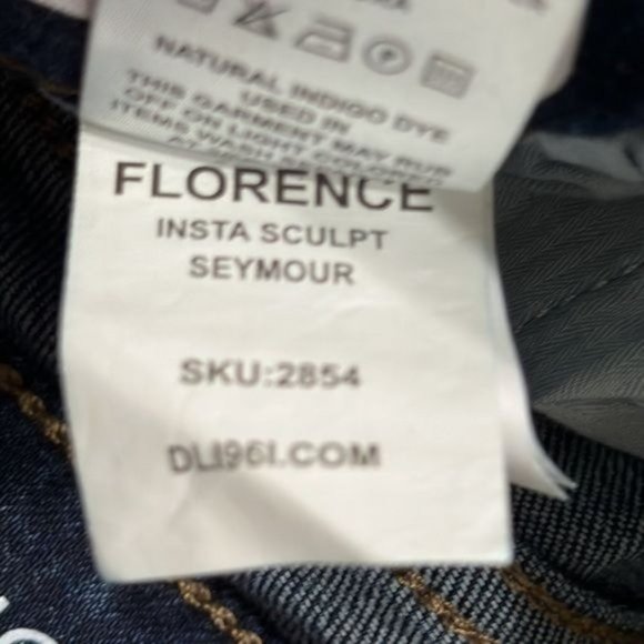 DL1961 Smart Denim Florence Instasculpt Seymour Skinny Jeans Size 27 - Picture 10 of 12